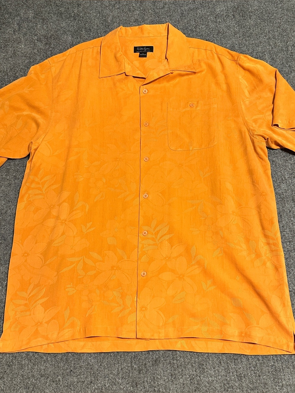 Orange Walter Hagen Shirt